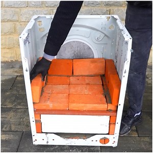 Creating wood stove from wasted washing machine. | MetDaan Tips