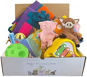 Piggy Poo and Crew Pig Box - Pet Box - Bundle of Toys Gift Box