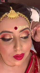 Kolka and hair for @makeover_by_reshmi 💖☺️ She wants her kolka in lotus pattern 🌸 #chandanclasses #chandan #chandanart #chandanarts #chandanlove #reelig #reels #chandanartist #chandanartistkolkata #reelsinstagram #kolkatatraditionalculture #kolka #kolkalove #kolkaart😍😍 #kolkalove #kolkaart #kolkadesign #brideofkolkata #bridalchandanart #bridalkolkaart #thekolkatavibes #thekolkatavibes #thekolkatabuzz #theartisticwoman #reelitfeelit #instareels #creator #creatordayindia #wmgbridesofbengal #br