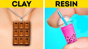 289K views · 8.8K reactions | Polymer clay vs. resin. Cute mini crafts, DIY jewelry and accessories: | 5-Minute Crafts Family | Facebook