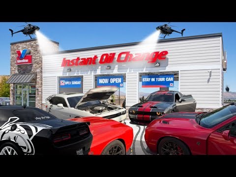 DOGGING 5 HELLCATS TILL 0% OIL…