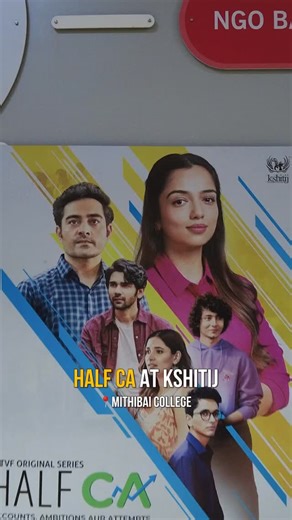 TVF | The Viral Fever on Instagram: "From Half CA S1 to being back again for Season 2 ❤️ This journey feels extra special. Thank you @mithibaikshitij for always showering us with love! Half CA Season 2, streaming now On Amazon MX Player for FREE! #HalfCASeason2 #HalfCAS2OnAmazonMXPlayer #AmazonMXPlayer"