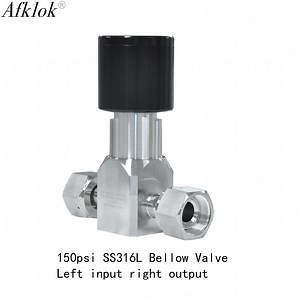 [Hot Item] Left Input Right Output Adjusting The Medium Flow Gas Bellow Valve 150psi