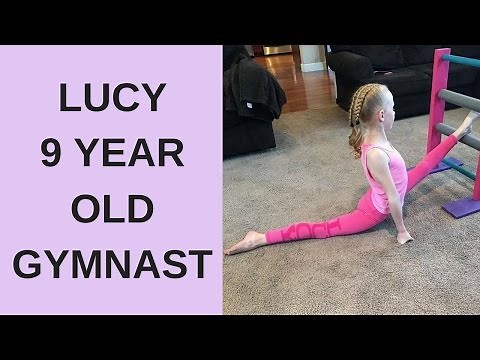 Lucy a 9 year old gymnast (AMAZING FORM!)