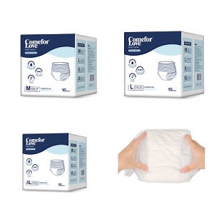 [Hot Item] Incontinence Pants Comforlove Adult Pull up Pants Diaper for Men and Women