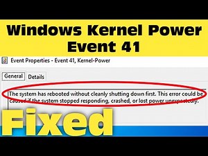 Fix Kernel Power ID 41 Critical Error in Windows 11 || Windows Kernel Power Event 41 Latest Fix 2024