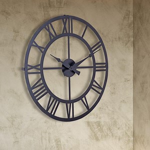 Metal Large Wall Clock Rustic Wall Clock Oversized Farmhouse Wall Clock Modern Minimalist Round Wall Clock Industrial Wall Art Decorative - Etsy