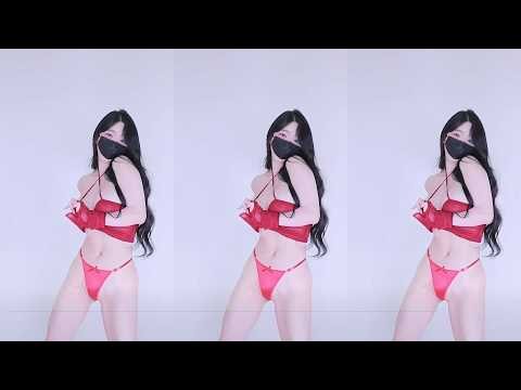 【色狗嗅韓妞】KBJ｜o111na 紅色情趣內衣熱舞精華！布料極限下的肉感暴走大挑戰！
