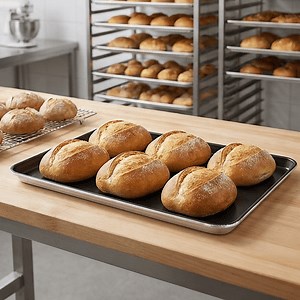 [Hot Item] Wholesale Industrial Customized One Piece Bread Bake Pan Non Stick Aluminum Alloy Sheet Directly From Factory Deep Drawn Flat Baking Pan