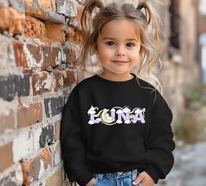 Personalized Unicorn Birthday Sweatshirt, Custom Name Magic Rainbow Toddler Girl Shirt, Pastel Pullover - Etsy