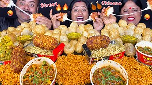 159K views · 1.9K reactions | STREET FOOD vs CHINESE FOOD challenging video with punishment 冷FUCHKA, MAGGI,CHICKEN, EGG #asmr | Indian Eating Show | Facebook
