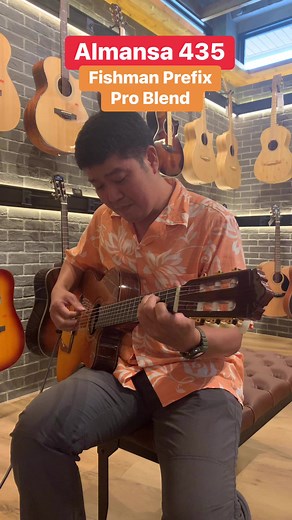 Almansa 435 cutaway ระบบปิ๊กอัพ Fishman Prefix Pro Blend (ทดสอบเสียงหลังเปลี่ยนปิ๊กอัพ) #acousticvilla #fishmanpickups #prefixpro | Acoustic Villa