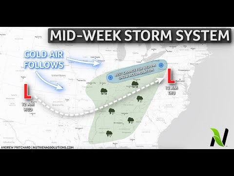 Coldest December in the Cornbelt Since 2017? + Light Snow IL-IN-OH, Storms in the Southeast