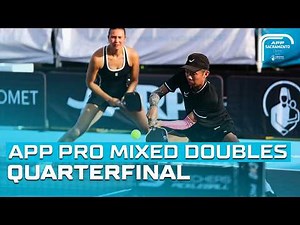 Vivian Glozman & Quang Duong vs. Bobbi Oshiro & Randy Blanco at the APP Sacramento Open | APP Tour