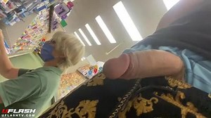 Flashing dollartree Employee pt 1