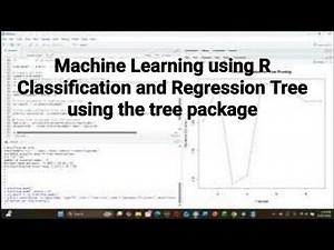 Machine Learning using R Classification and Regression Tree using the tree package#cart#r