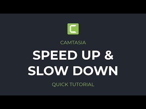 How to make SLOW MOTION video in Camtasia