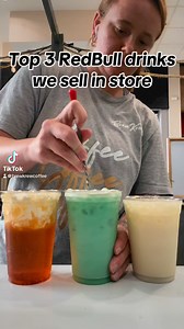 131K views · 953 reactions | Top 3 RedBull Drinks we sell in store ‼️磻 #redbull #recipes | Brew Krew Coffee - Maryville | Facebook