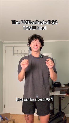 Christian Herr | I had a ton of fun unboxing the best $0 TEMU Haul for volleyball players! 🔎 $0 item code on TEMU: dwe2954 and 🔗 in bio (for new app users... | Instagram