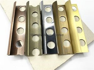 [Hot Item] Aluminum Corner Edging Tile Round Curve Trim for Profile Listello