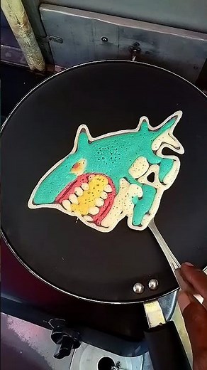 Kue Anomali Brainrot - Pancake Art Anomaly Queen lukies ❤️ #anomali #anomaly #brainrot