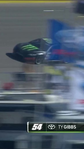 Ty Gibbs loses a wheel! #NASCAR on NBC. | NASCAR on NBC
