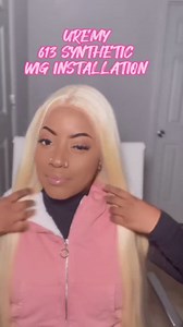 Synthetic Lace Front Wig 613 Blonde 32 Inch Long Straight Layered Wigs Middle Part with Baby Hair Pre Plucked Transparent Lace Soft Silky Hair for Women