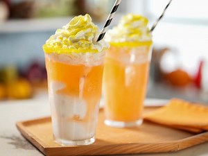 Candy Corn Creamy Orange Float