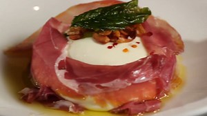 9.5K views · 180 reactions | Handmade burrata cheese wrapped in aged Prosciutto. You need to start your meal off with classic Italian flavors. | Phantom Gourmet | Facebook