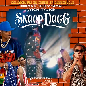 371 reactions · 136 shares | Snoop Dogg with special guests Wiz Khalifa and Ying Yang Twins come to Wichita on July 14!  >>> Get tickets now through Select-A-Seat. | INTRUST Bank Arena | Facebook
