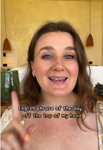 Off The Top Of My Head: British English Pronunciation