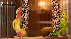 KATUMO Parrot Treats Bird Crunch Sticks Cockatiel Treats Parakeet Snacks Conure Food Sticks for Parakeet Cockatiel Canary Finch Lovebird Conure Lorikeet Parrots