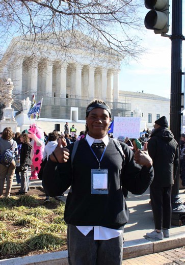 Anania's Passionate Stand at Supreme Court Rally