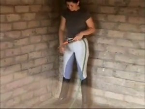 Girl Wets Her Jodhpurs