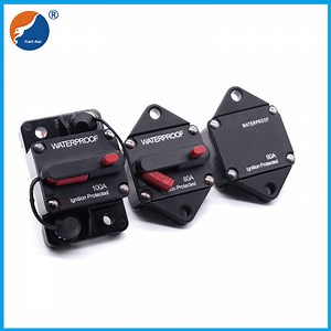 [Hot Item] Waterproof Manual Reset Button Switch Circuit Breakers for Vehicles Winches Yachts