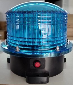 [Hot Item] LED Solar Burst Flash Warning Light Waterproof Construction Safety Barricade Traffic Signal Light