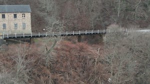 18 reactions | This is a great spot on the Ohio River that I enjoy watching for trains. This drone footage will show going under the bridge up to the smaller track. The smaller track is cut into the hill with a muchs smaller bridge. | Eric’s Train Yard | Facebook