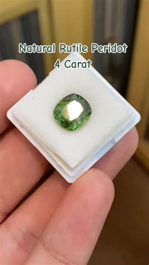 Natural Rutile Peridot stone now available at Jewelhouse. Customization Available. For order booking and more Information Kindly Contact Our Whatsapp Number Given in the Main Page Bio Details. #trending #uae #foryou #viralvideo #jewelry | Jewel House
