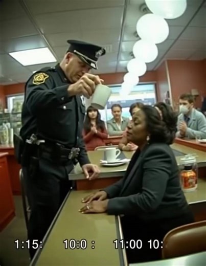 Racist Cop Pours Coffee On Quiet Middle Aged Black Woman Only To Fall To His Knees When He Finds Out Who She Is... | Zenith