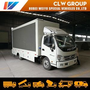 [Hot Item] 4X2 P4/P5/P6/P8 Three Sides Full Color Outdoor Mobile LED Advertising Truck