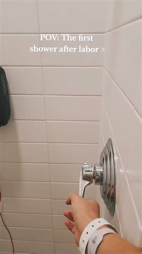 13K views · 85 reactions | The first shower after labor is undeniable the best. Literally makes you feel brand new ✨️ | Maternity Baby Moments | Facebook