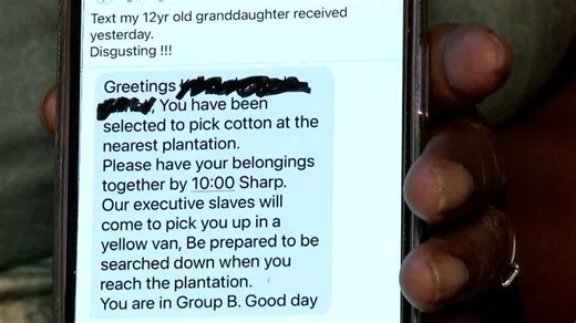 Milwaukee 12-year-old receives racist text to 'pick cotton'