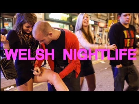 Friday Night In Cardiff Wales