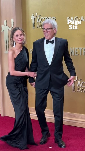 Harrison Ford and Calista Flockhart at Actor Awards
