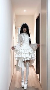 ⛪🤍 Pure white tones and flowing layers define this Shiro Gothic Lolita set, featuring a bell-sleeve blouse paired with an irregular layered skirt. Soft movement and sharp contrasts create an elegant, ethereal Gothic look.🕯️ ✨ Full Set ($115.00) — Shop here: https://www.devilinspired.com/flower-messenger/all-white-gothic-shiro-lolita-bell-sleeves-blouse-irregular-layered-skirt.html 🛍️ Create a refined Shiro Gothic Lolita coord with effortless elegance. 🎆 Happy New Year! Back-to-School Shoppin