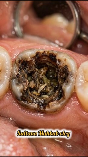This insect has caught a tooth, cure severe toothache in just 2 minutes