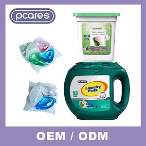 [Hot Item] Water Soluble Film Disposable Biodegradable Washing Capsules Lightweight Laundry Detergent Pods