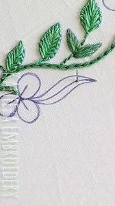 13K views · 144 reactions | Leaf embroidery design #embroidery #handmade #reels | Kaneeza Embroidery | Facebook