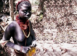 Jarawa Ethnic Tribe living in Andaman Nicobar at India
