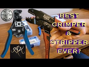 🔥 Best Crimper Tool 🏆 Klein Crimper (& Stripper) 🧰 Tool Tuesday 🛠️ surprise breakage @ the end